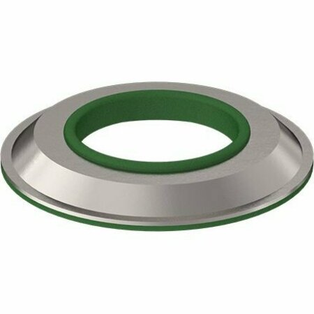 BSC PREFERRED Pressure-Rated Metal-Bonded Sealing Washer for 3/8 Screw Size 0.385 ID 0.75 OD 91195A125